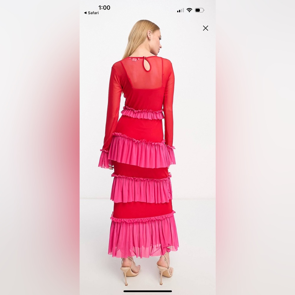 NWT Mesh Never Fully Dressed Kaitlyn Dress RARE - Picture 1 of 6